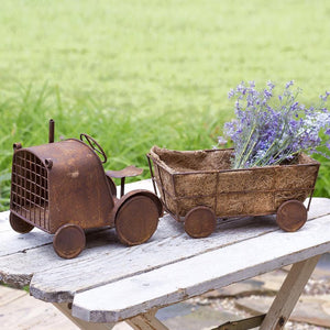 Metal Tractor And Cart
