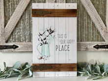 Load image into Gallery viewer, This Is Our Happy Place Wood Wall Decor
