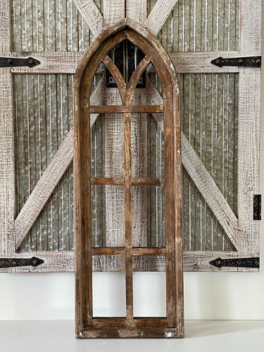 Open Arch Wood Wall Decor