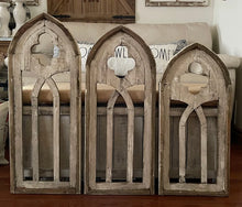 Load image into Gallery viewer, Rustic Modern Farmhouse French Country Wood Cathedral Arch Wall Decor