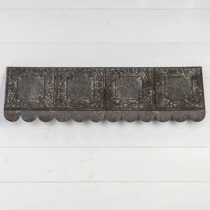 Large Farmhouse Vintage Style Decorative Metal Awning