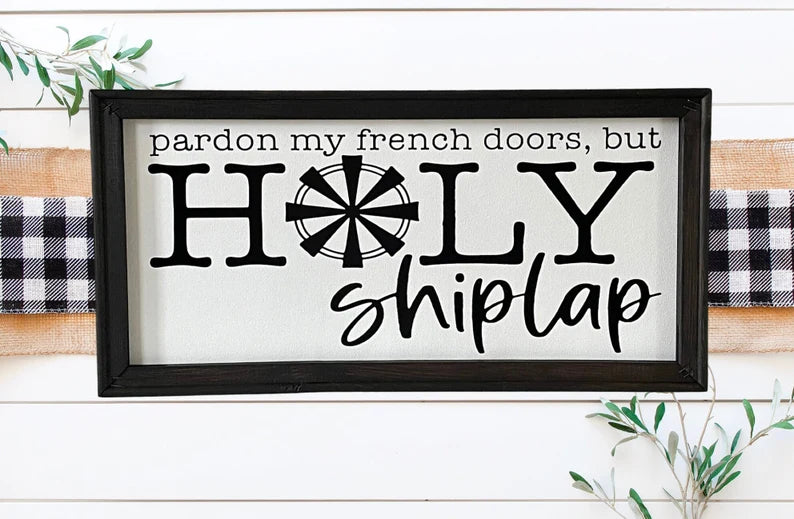 Holy Shiplap Wall Decor