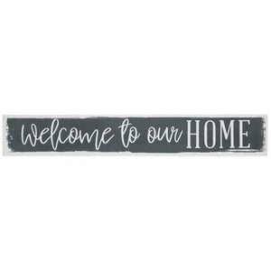 Welcome To Our Home  Metal Wall Decor