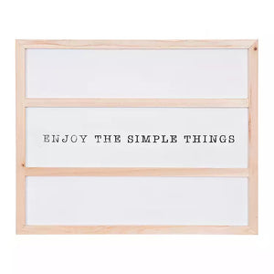 Simple Things Wood Wall Decor