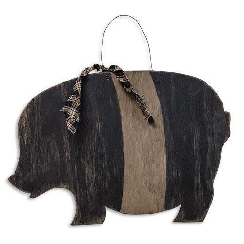 Pig Wood Wall Decor