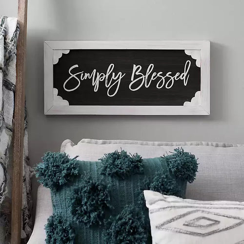 Simply Blessed Wood Wall Decor