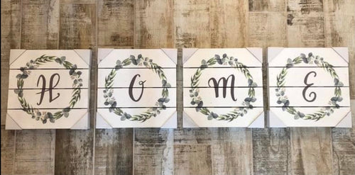 HOME Wood Wall Decor Set