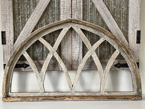 Rustic Farmhouse Cathedral Arch Wood Wall Decor