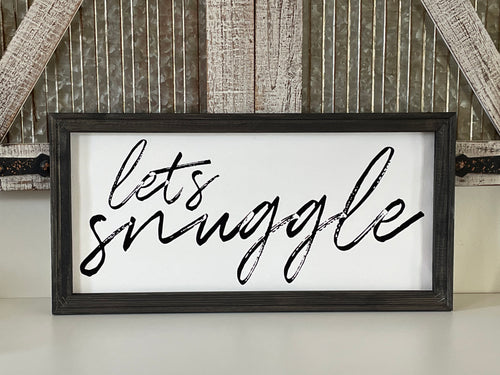 Let’s Snuggle Wall Decor