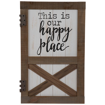 This Is Our Happy Place Wood Wall Decor