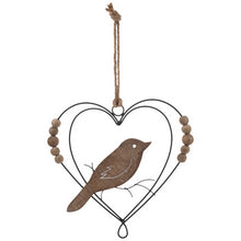 Load image into Gallery viewer, Bird Wood And Metal Wall Decor