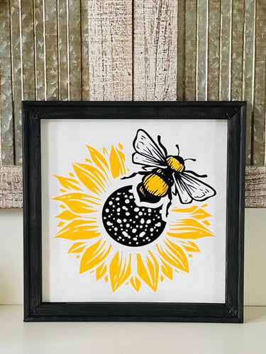 Bee And Sunflower Wall Decor