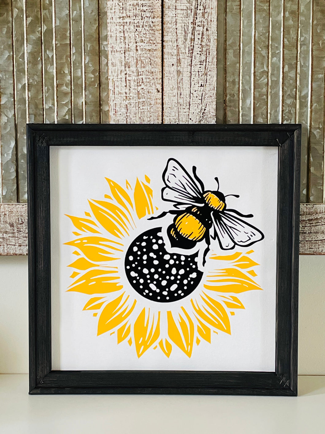 Bee And Sunflower Wall Decor