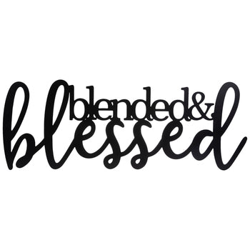 Blended And Blessed Metal Wall Decor