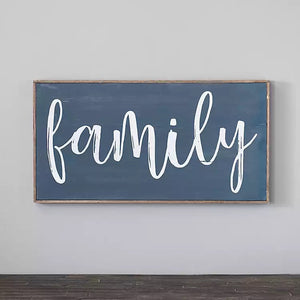 Family Wood Wall Decor