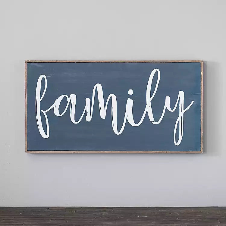 Family Wood Wall Decor