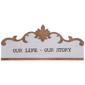 Our Life Our Story Wood Wall Decor