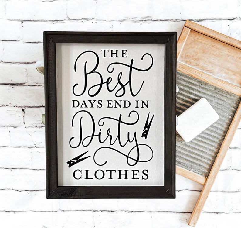 Laundry Wall Decor Sign