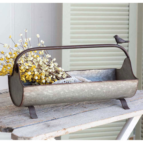 Galvanized Metal Caddy