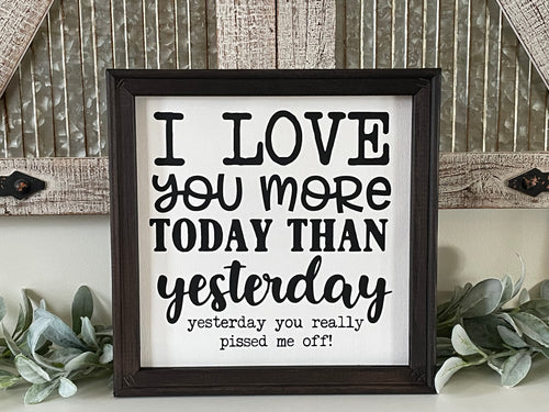 I Love You Wall Decor