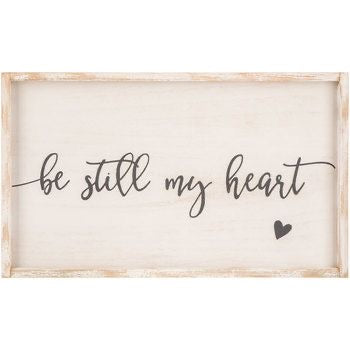 Be Still My Heart Wood Wall Decor