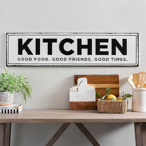 Kitchen Metal Wall Decor