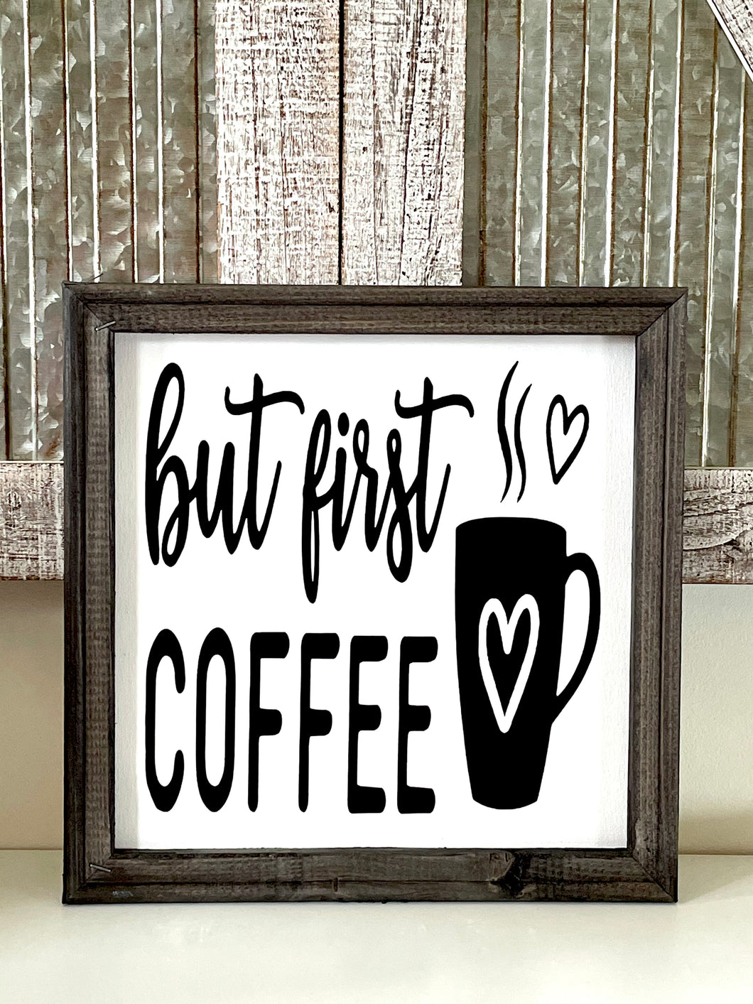 But First Coffee Wall Decor