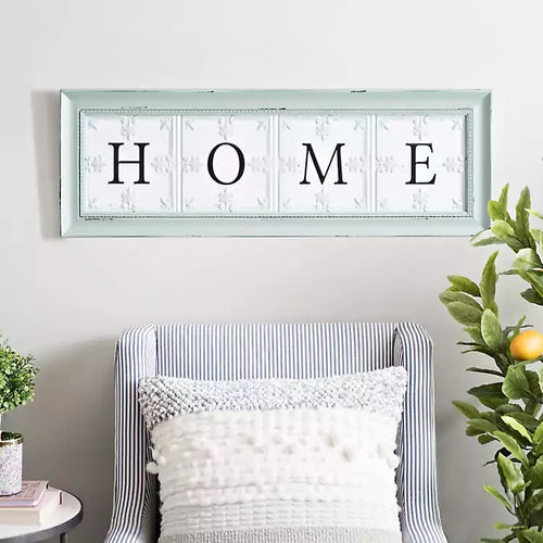 Home Wood And Metal Wall Decor