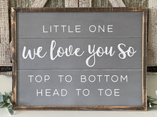 Load image into Gallery viewer, We Love You Wood Wall Decor