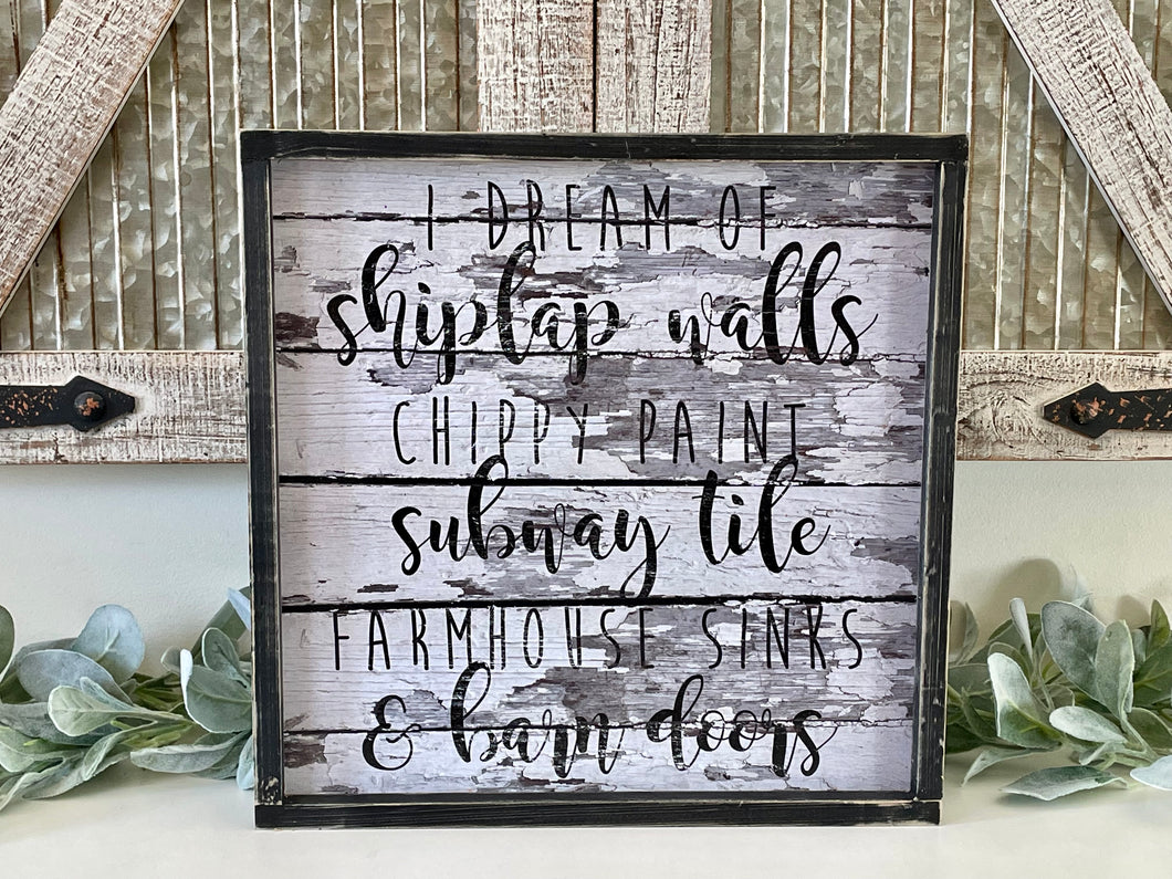 Shiplap Dreams Wall Decor