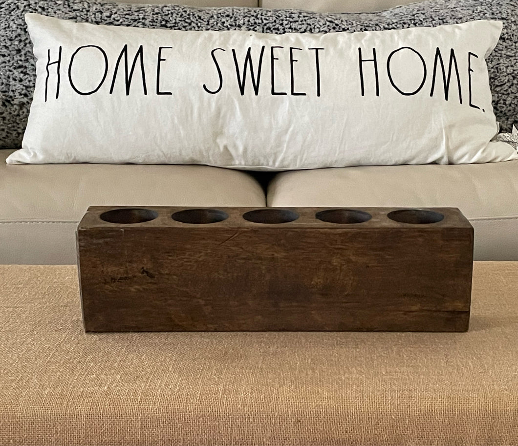 Rustic Farmhouse Sugar Mold With 5 Holes
