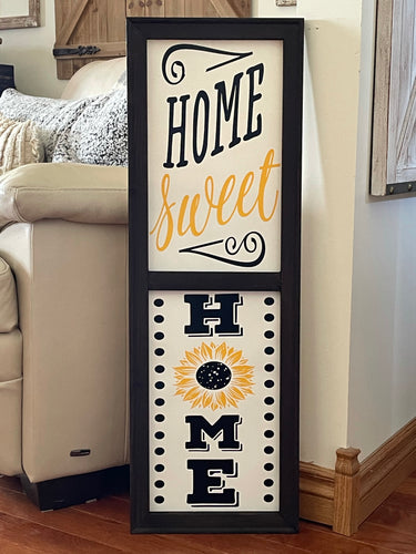 Home Sweet Home Sunflower Wall Decor