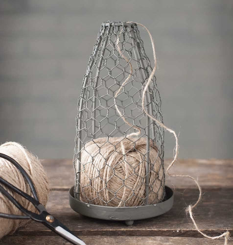 Chicken Wire Cloche With Twine