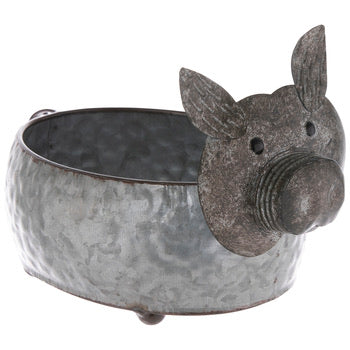 Galvanized Metal Table Decor