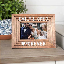 Load image into Gallery viewer, Customizable Wood Picture Frame