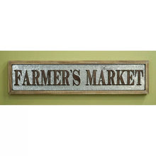 Load image into Gallery viewer, Farmer’s Market Metal And Wood Wall Decor