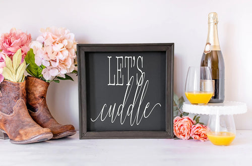 Let’s Cuddle Farmhouse Wall Decor