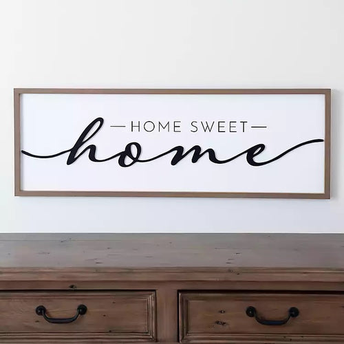 Home Sweet Home Wood Wall Decor