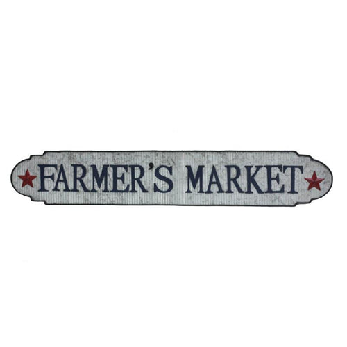 Large Farmer’s Market Metal Wall Decor