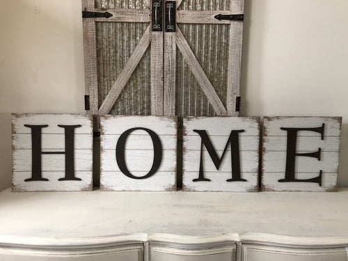 HOME Wood Wall Decor