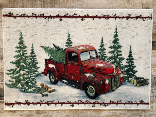 Red Truck Rug