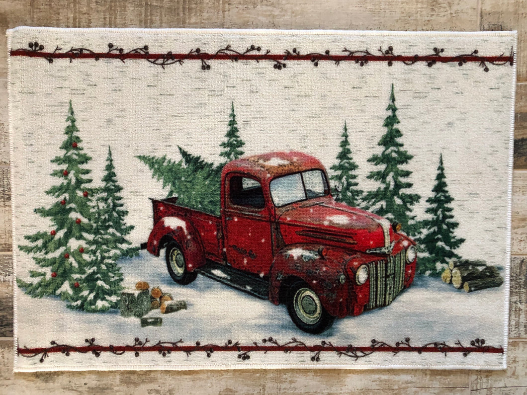 Red Truck Rug