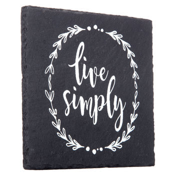 Live Simply Table Decor