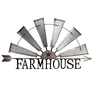 Farmhouse Windmill Wall Decor