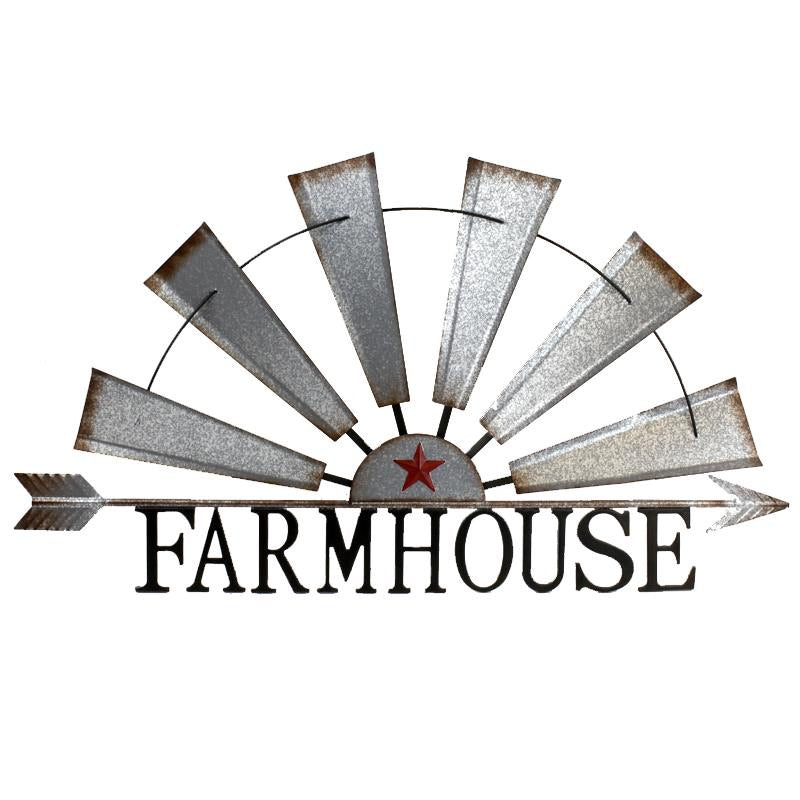 Farmhouse Windmill Wall Decor