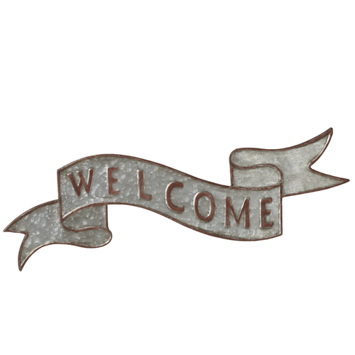 Metal Welcome Wall Decor