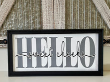 Load image into Gallery viewer, Hello Sweet Cheeks Farmhouse Bathroom Wall Decor
