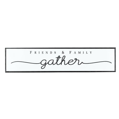 Friends And Family Gather Metal Wall Decor