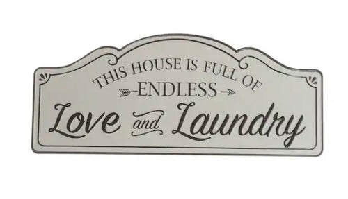 Metal Laundry Wall Decor