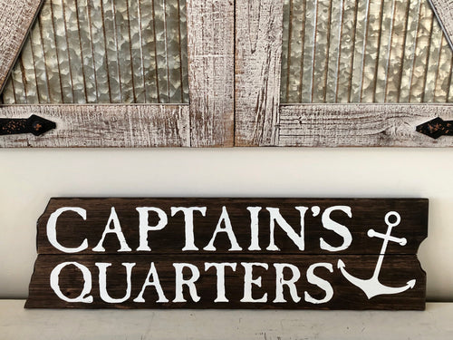 Captain’s Quarters Wood Wall Decor